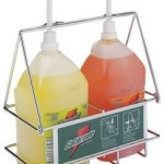 910705 Gatorade Dispenser Rack, Metal, Silver, (2) 1 gal. Liquid  Concentrate Drink Mix