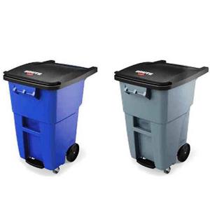 Rubbermaid BRUTE Rollout Recycling Container:Facility Safety and  Maintenance:Waste