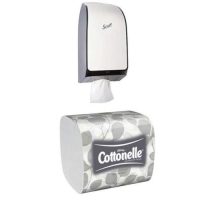 Folded Bathroom Tissue and Dispensers